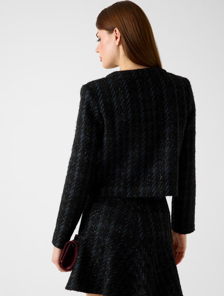 Guess Andie Tweed Jacket Black Multi