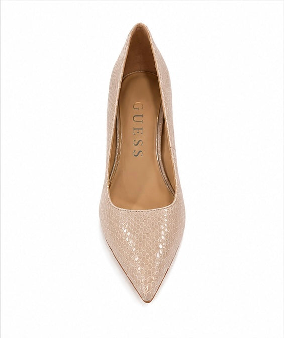 Guess Prindy Snake Nude Heel