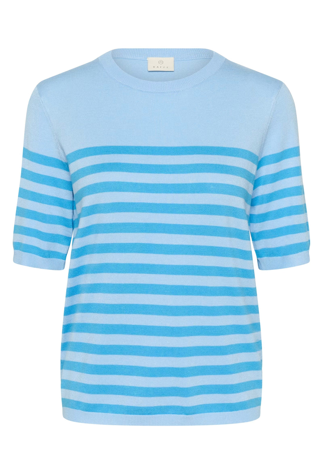 Kaffe KAlizza Stripe Knit P. Blue W. Blue