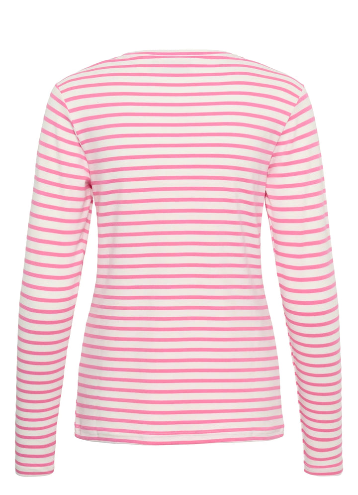 Kaffe Liddy T-Shirt Chalk Pink Power