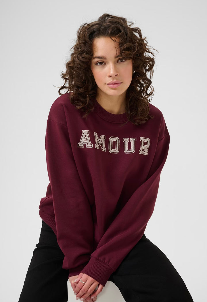 Kaffe KAelenora Sweatshirt Windsor Wine