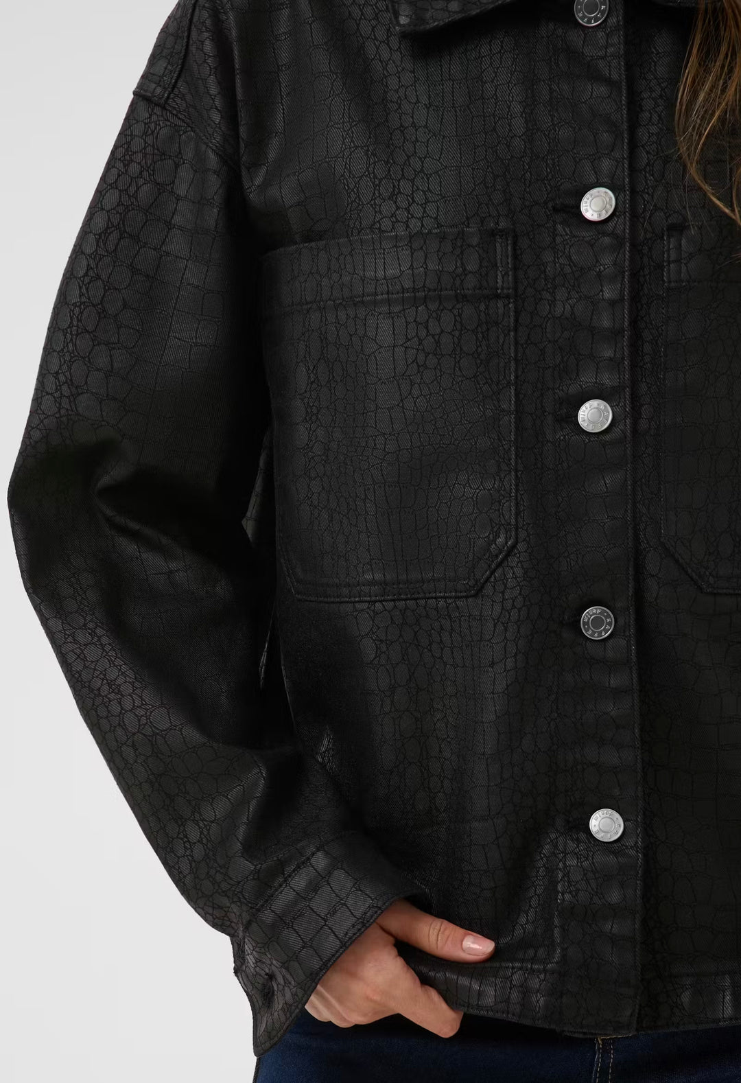 Kaffe KAcoco Shirt Jacket Black Deep