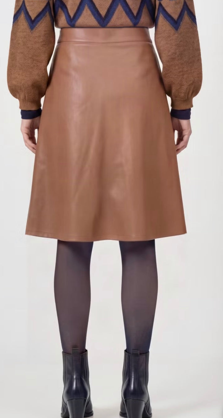 Monari Faux Leather Skirt | Rock
