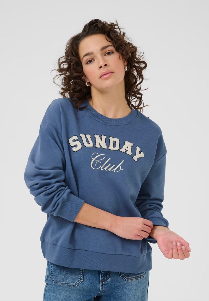 Kaffe KAelenora Sweatshirt Bering Sea Club