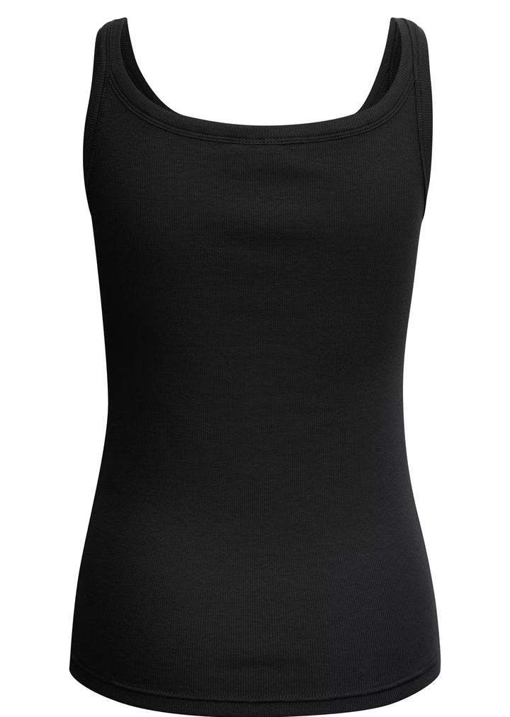 Kaffe Kacarna Strap Top | Deep Black