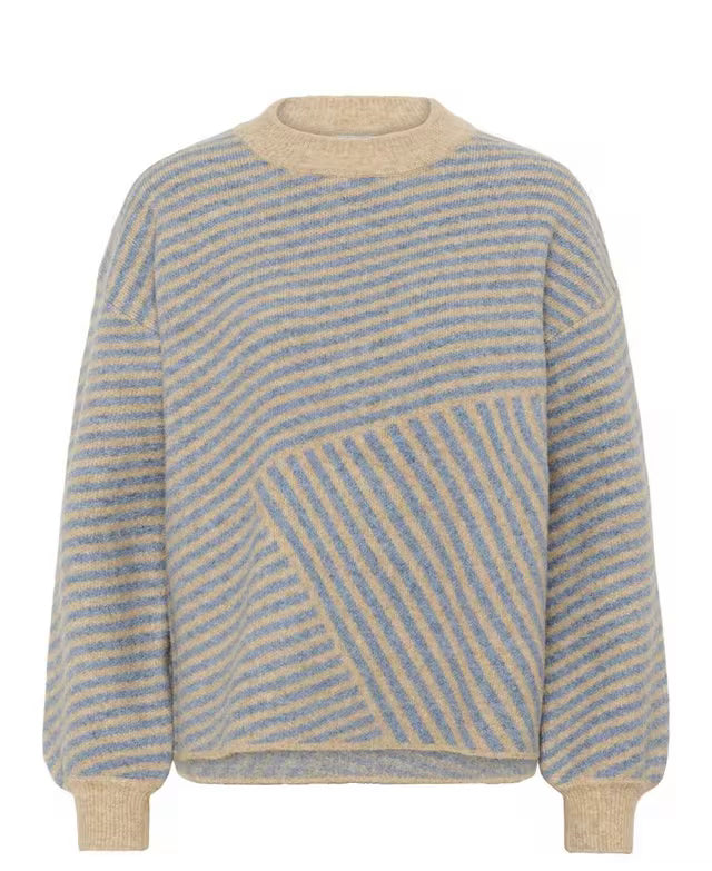 Kaffe KAverana Knit Pullover Feather Grey