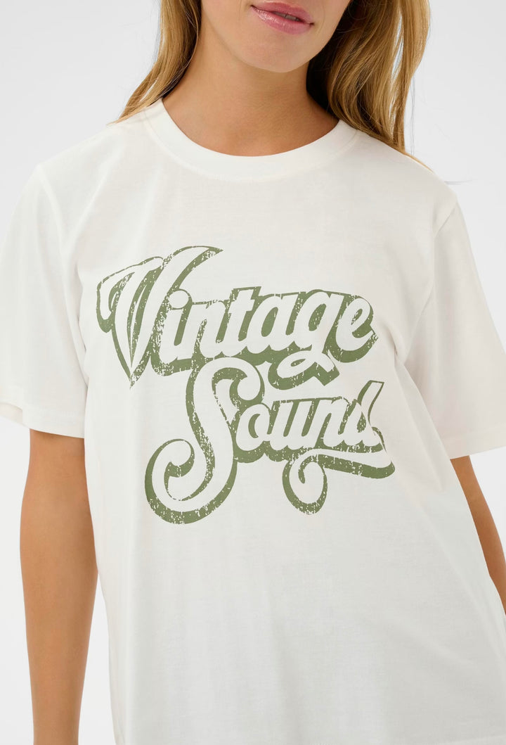 Kaffe KAhella T-shirt Chalk