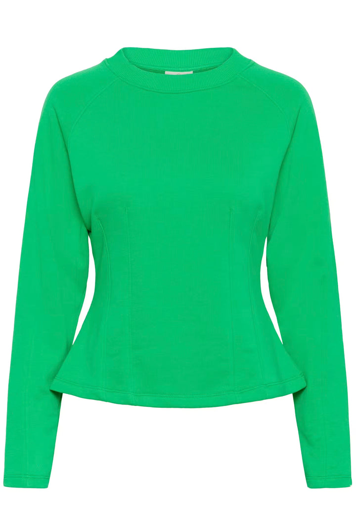 Kaffe Kakatja Bright Green Sweatshirt