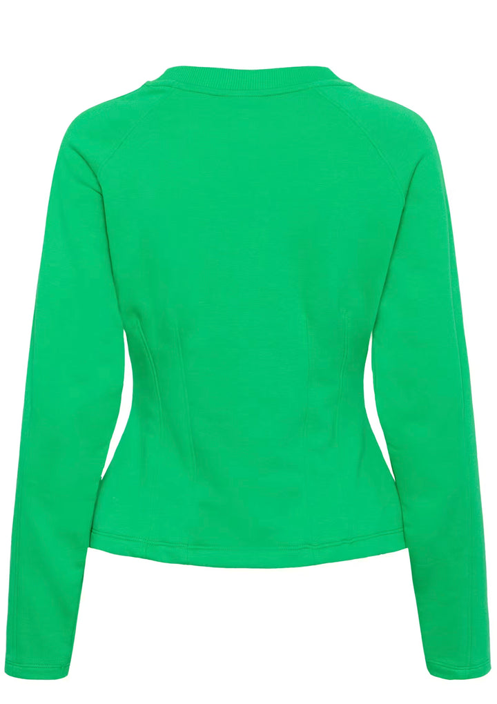 Kaffe Kakatja Bright Green Sweatshirt