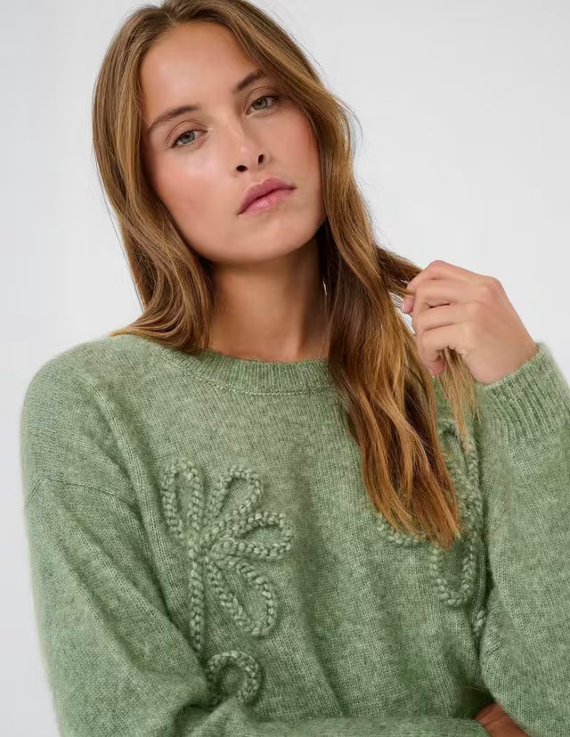 Kaffe KAmelania Pullover Sea Spray