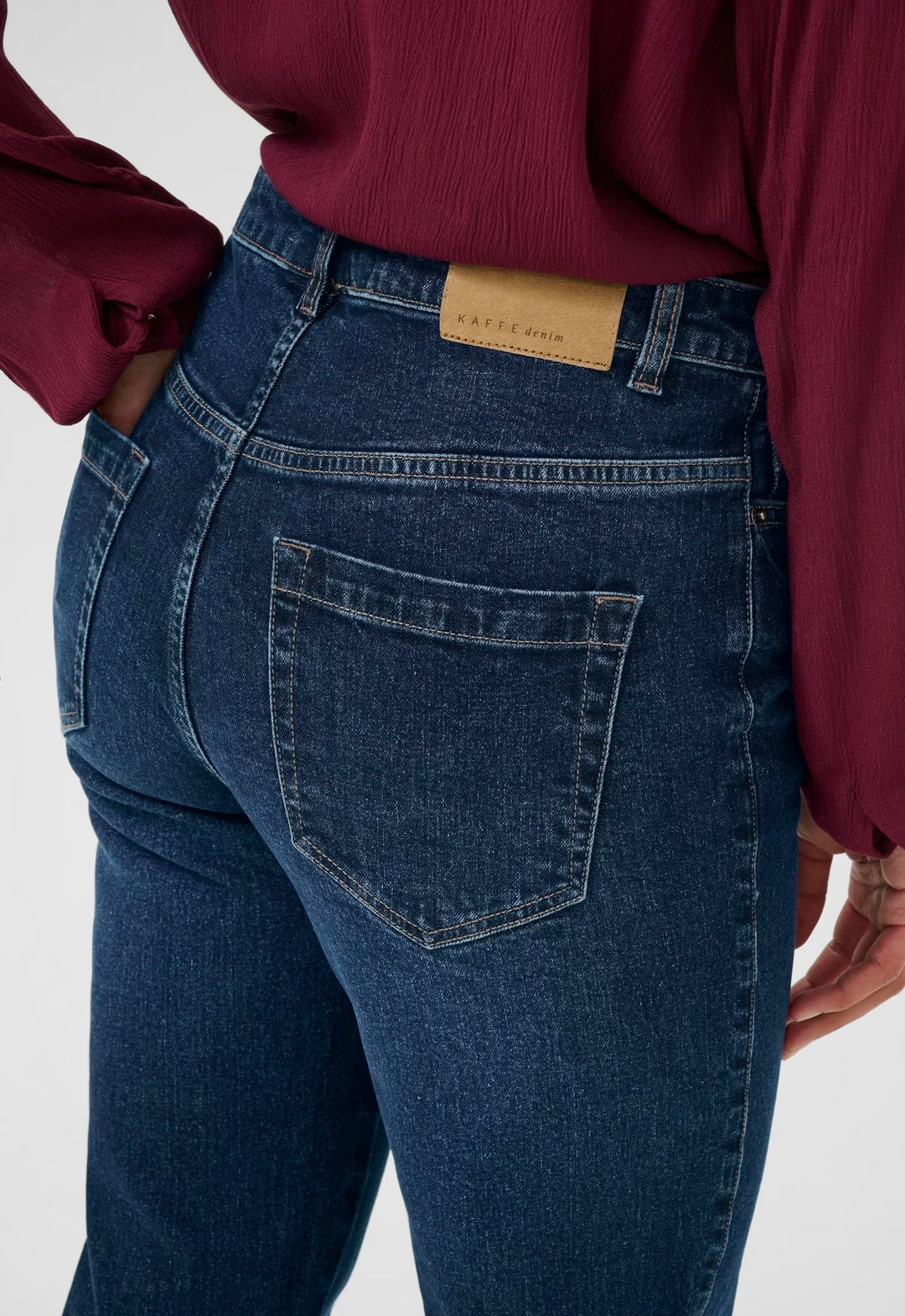 Kaffe KAmaris Reg Fit Jean Dark Blue