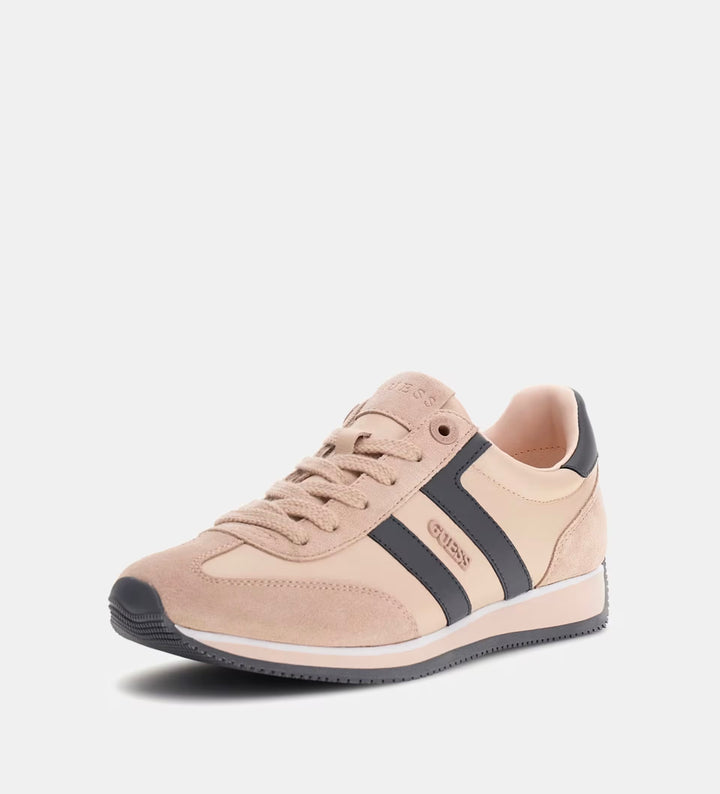 Guess Saphia Suede Pale Pink Sneaker