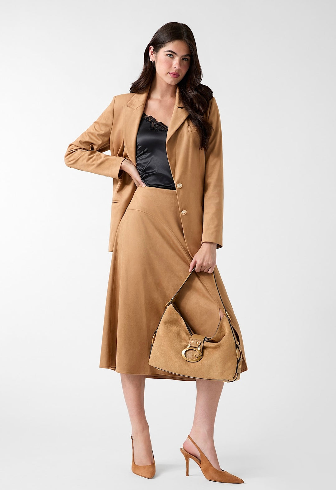 Guess Faux Suede Tan jacket