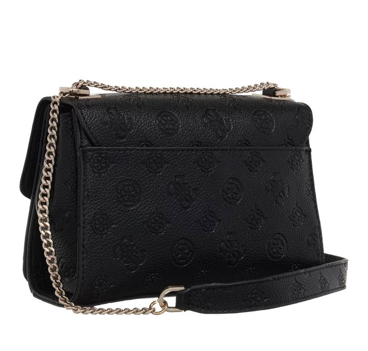 Guess Cresidia II Society Satchel Crossbody Black Bag