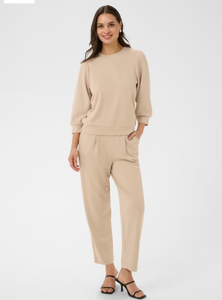 Kaffe KAnnie Sweatshirt Feather Grey