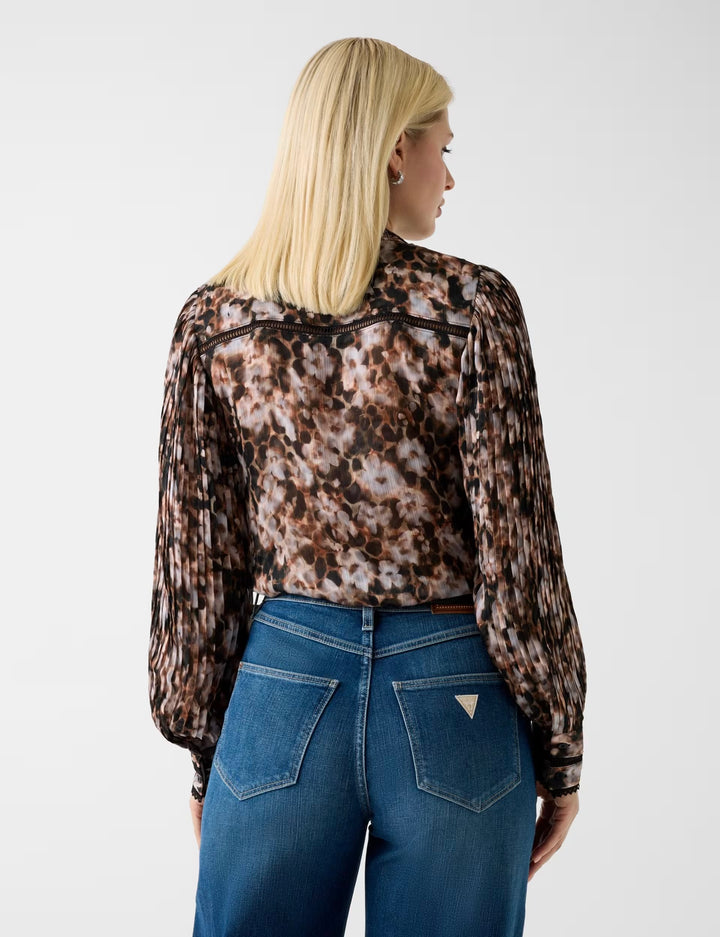 Guess New Josette Leopard Blouse