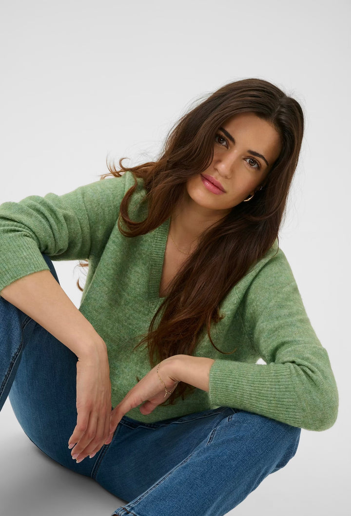 Kaffe KAmelania Pullover Sea Spray