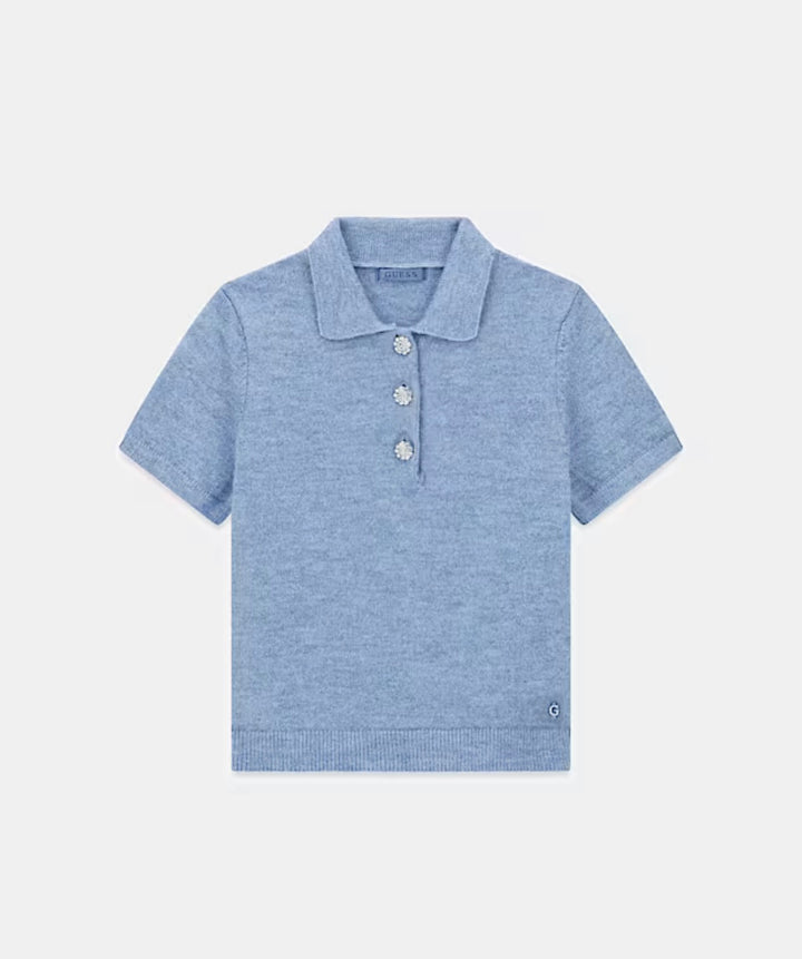 Guess Polo Ophelia Blue Sweater
