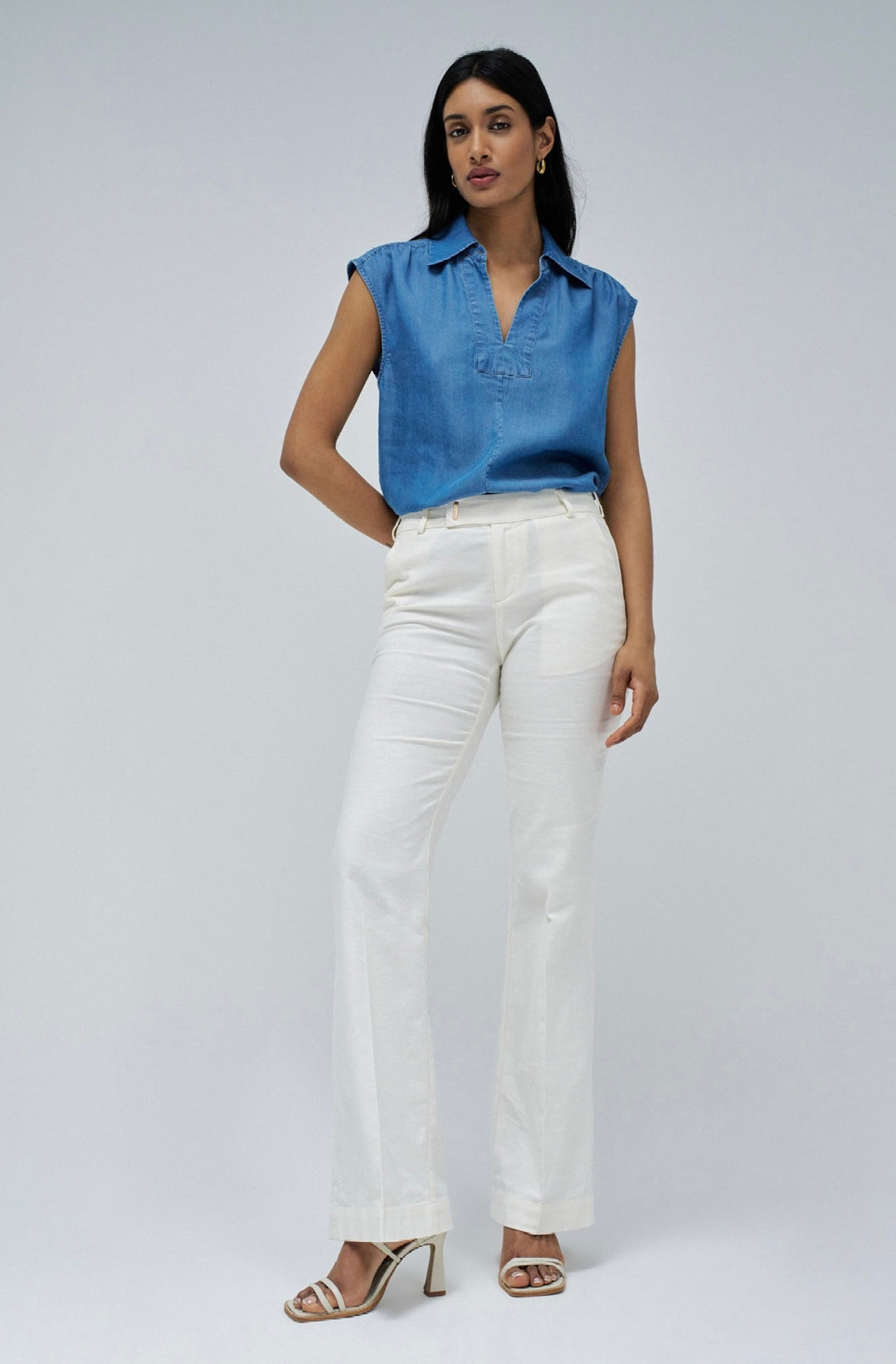 Salsa Denim Gold Chain Top