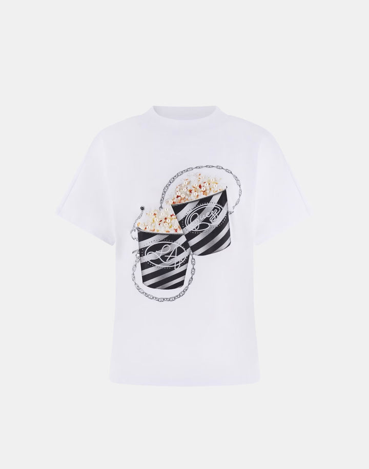 Guess Cn Popcorn Pearl T-Shirt