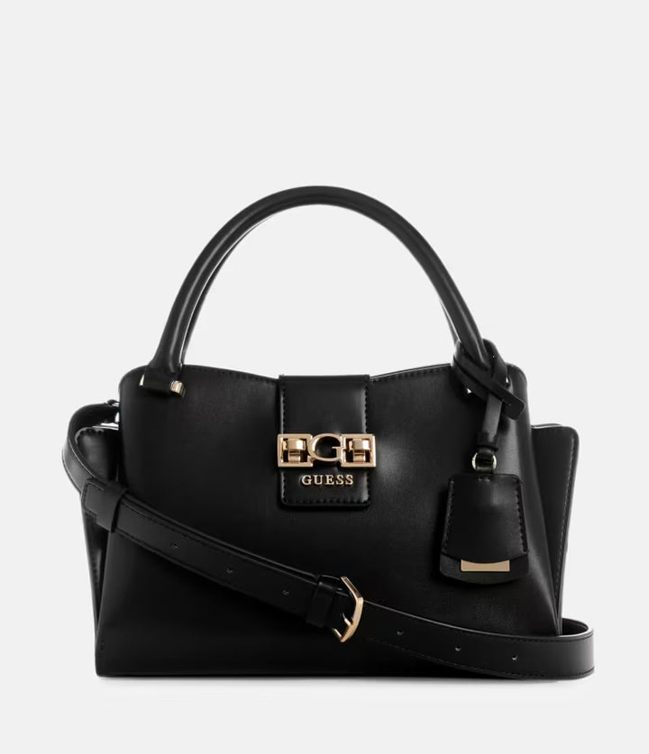 Guess Jane Small Satchel Black Bag