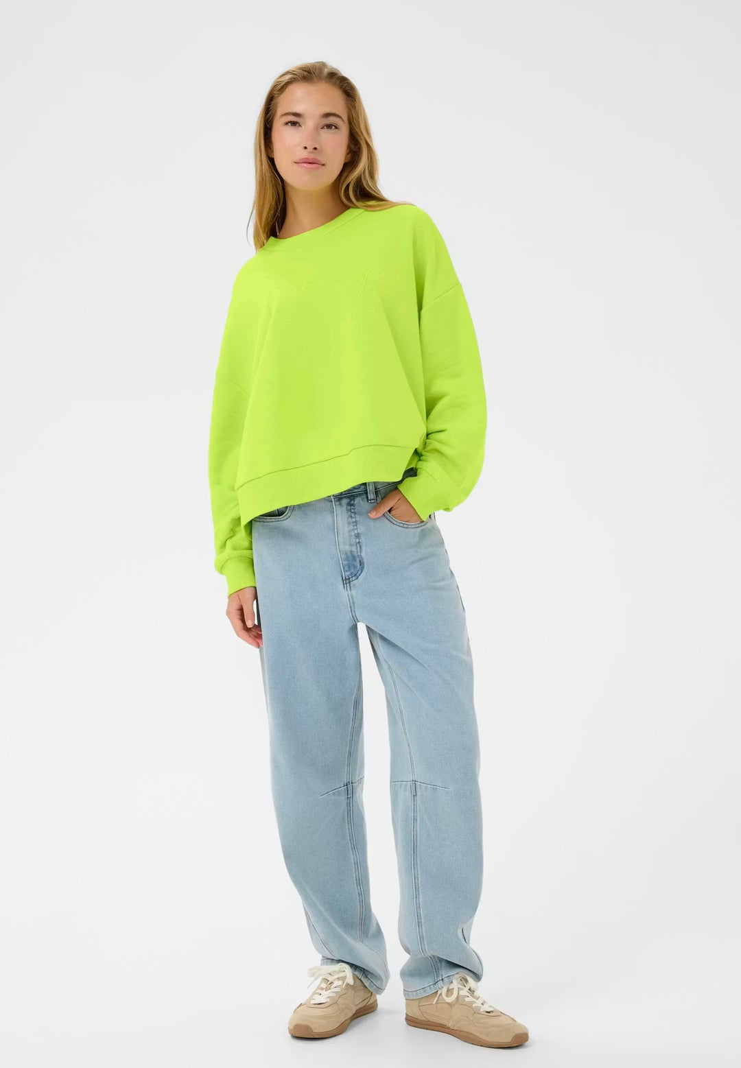 Kaffe KAlila Sweatshirt Wild Lime