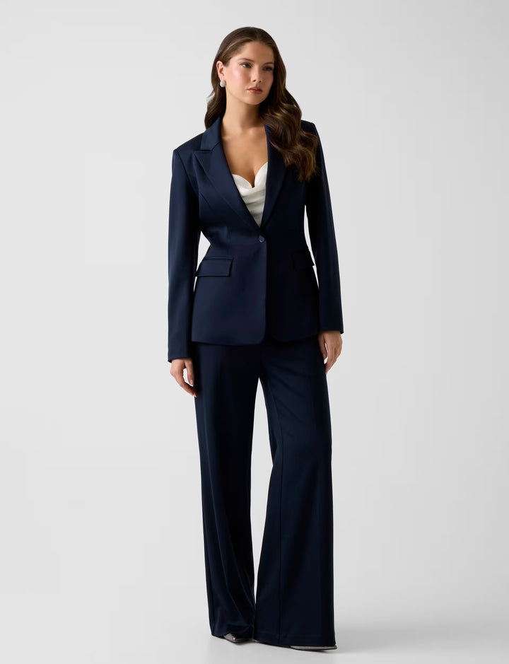 Guess Chole Navy Blue Relaxed Pant