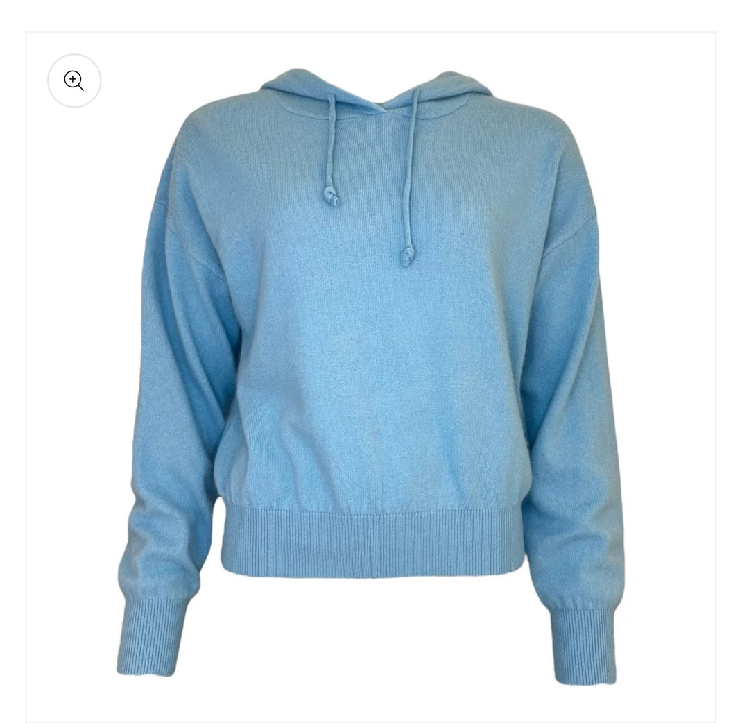 Twns Pueblo Pale Blue Long Sleeved Hoodie