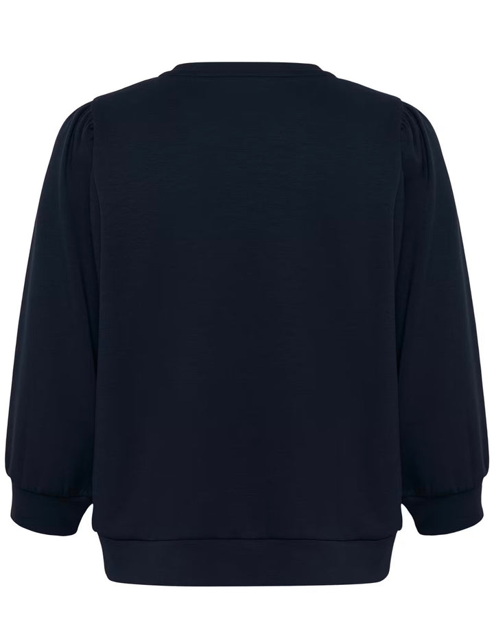 Kaffe KAnnie Sweatshirt Feather Midnight Marine