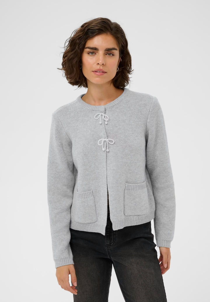 Kaffe KAbowie Cardigan Grey Melange