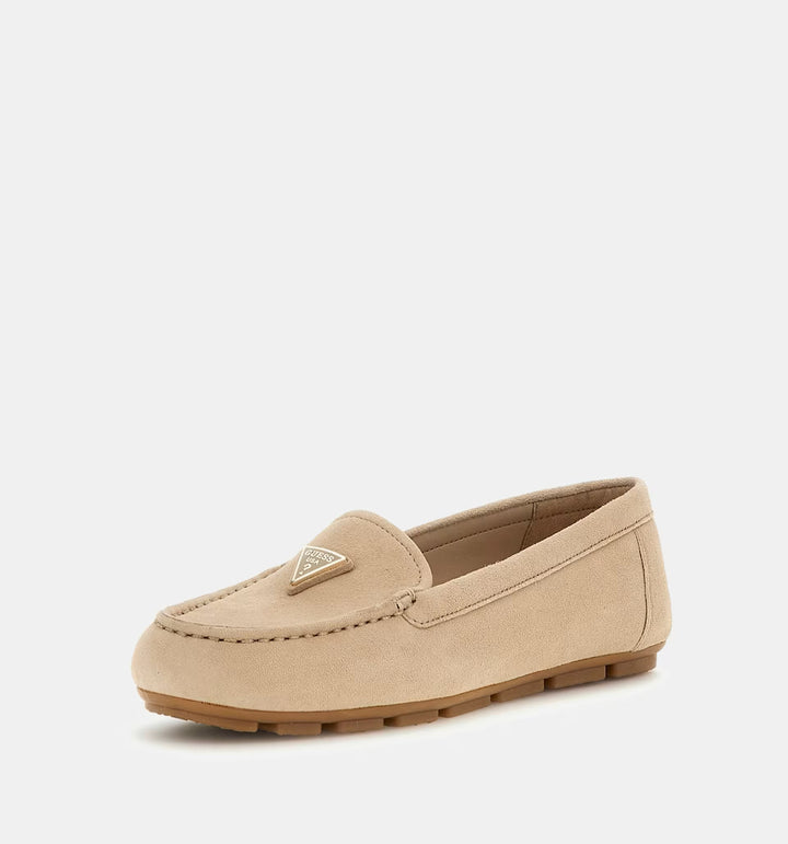 Guess Sue Suede Moccasin Taupe