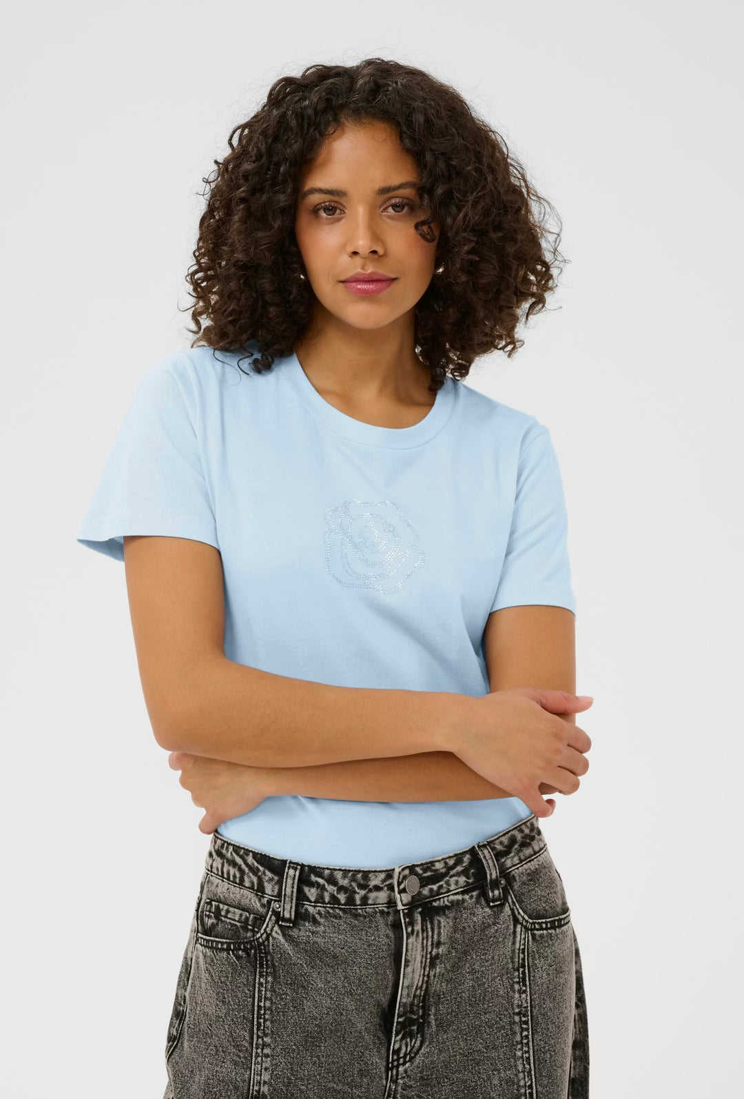 Kaffe Kajean T-shirt Powder Blue