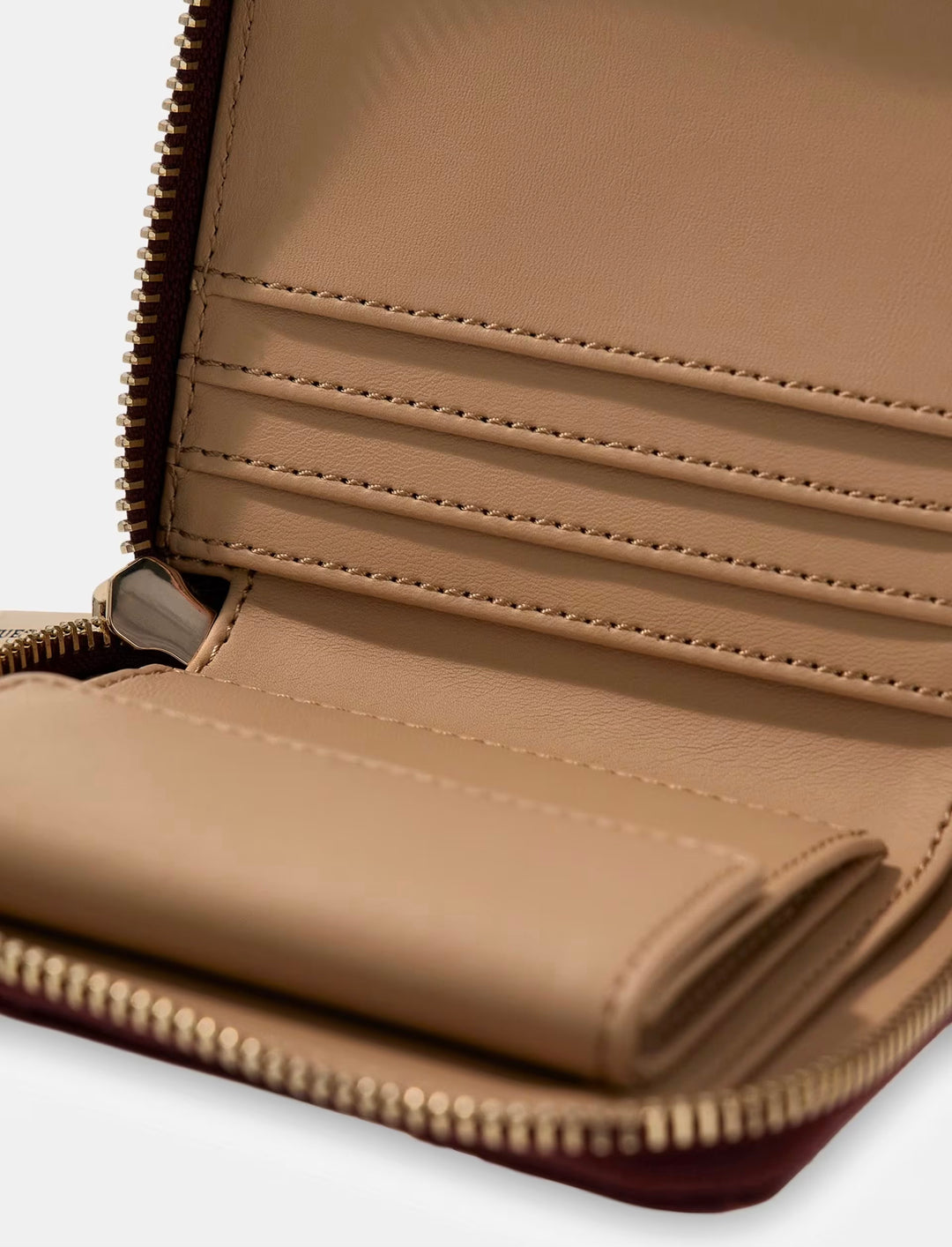 Guess Paisleigh Small Burgundy Zip Around Purse