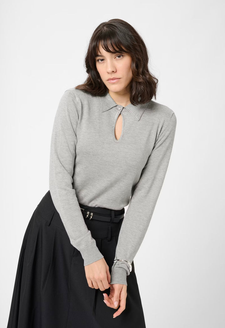 Kaffe KAjada Pullover Grey Melange