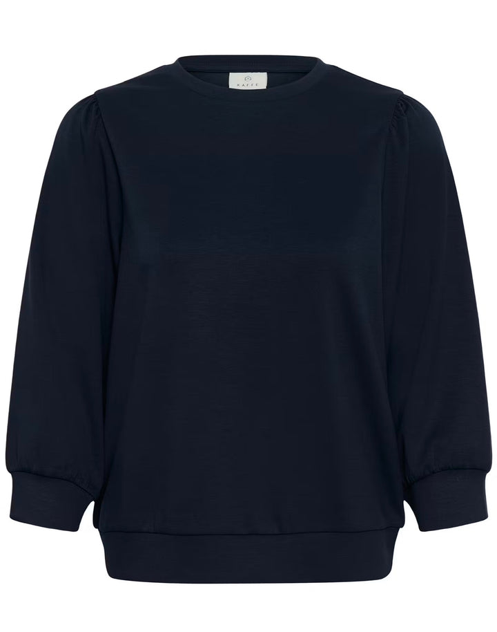Kaffe KAnnie Sweatshirt Feather Midnight Marine