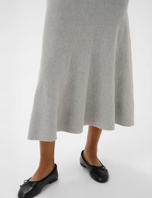 Kaffe KAmalina Knit Skirt Grey Melange