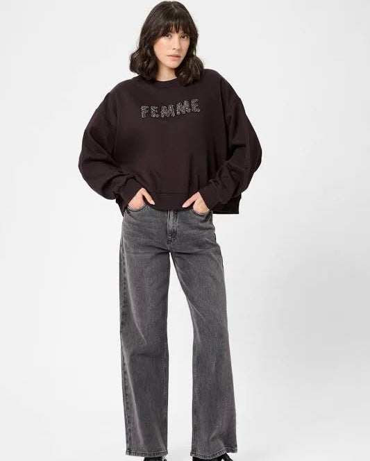 Kaffe KAlise Sweatshirt Black Coffee