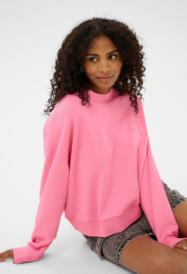 Kaffe KAsussl Sweatshirt Pink Power