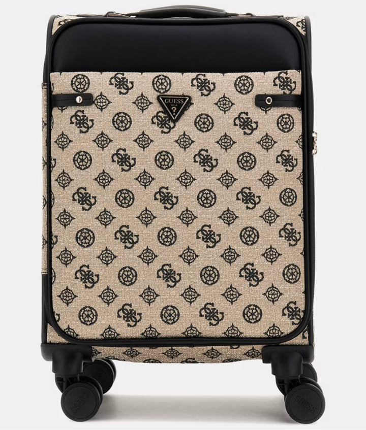 Guess Beyza Travel Black Logo Small Case