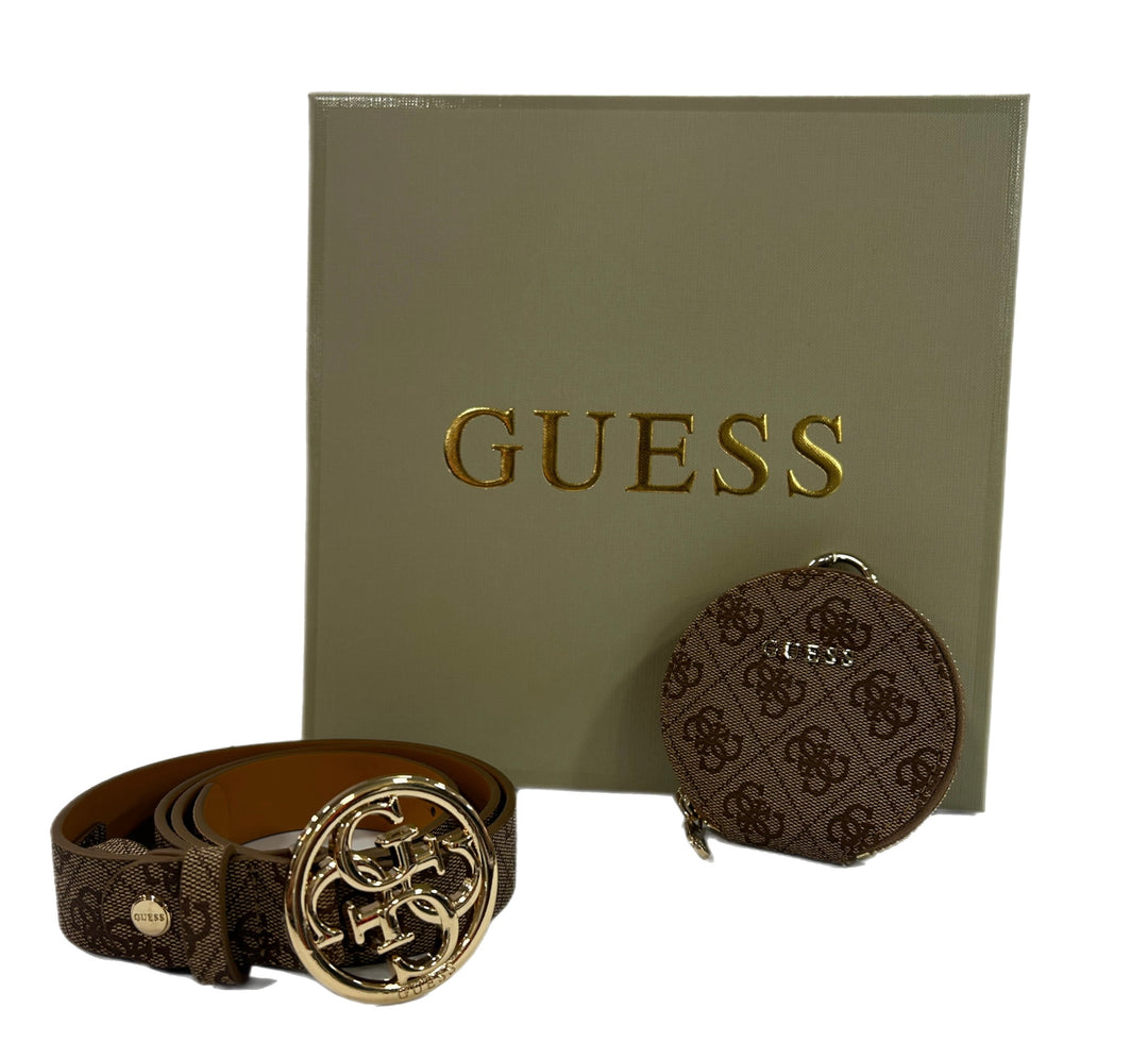 Guess 4G Logo Belt & Coin Purse Gift Set