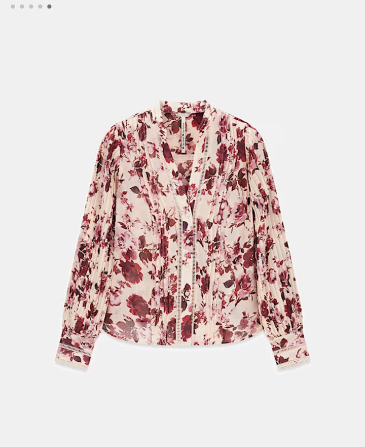 Guess New Josette Flower Blouse