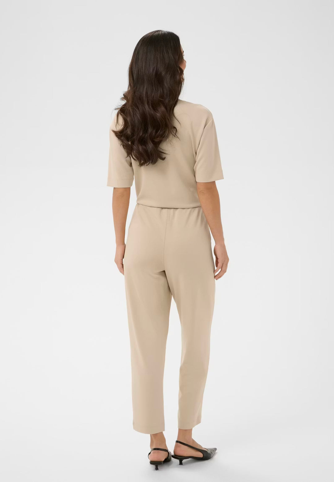 Kaffe KAannie Barrel Pants Feather Grey