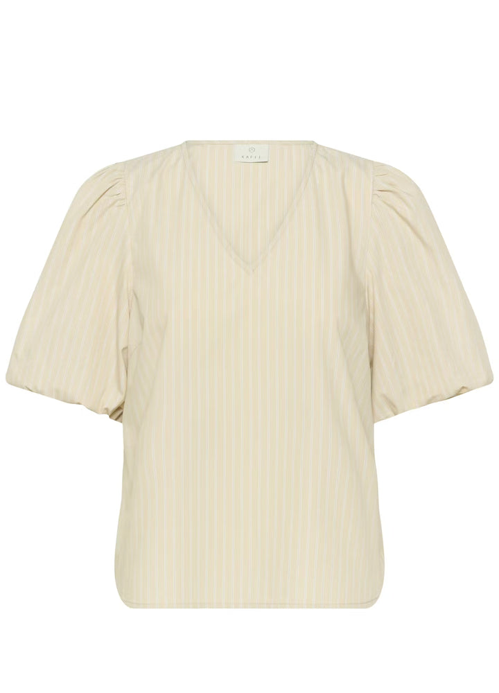 Kaffe KAjosie Blouse Feather Grey Stripe