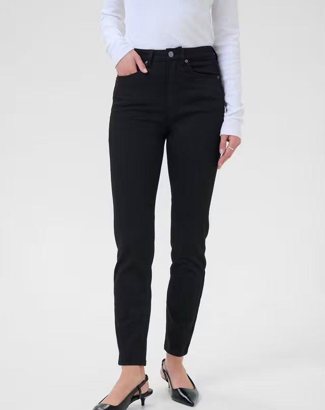 Kaffe KAwillow HW Slim Fit Jeans Deep Black