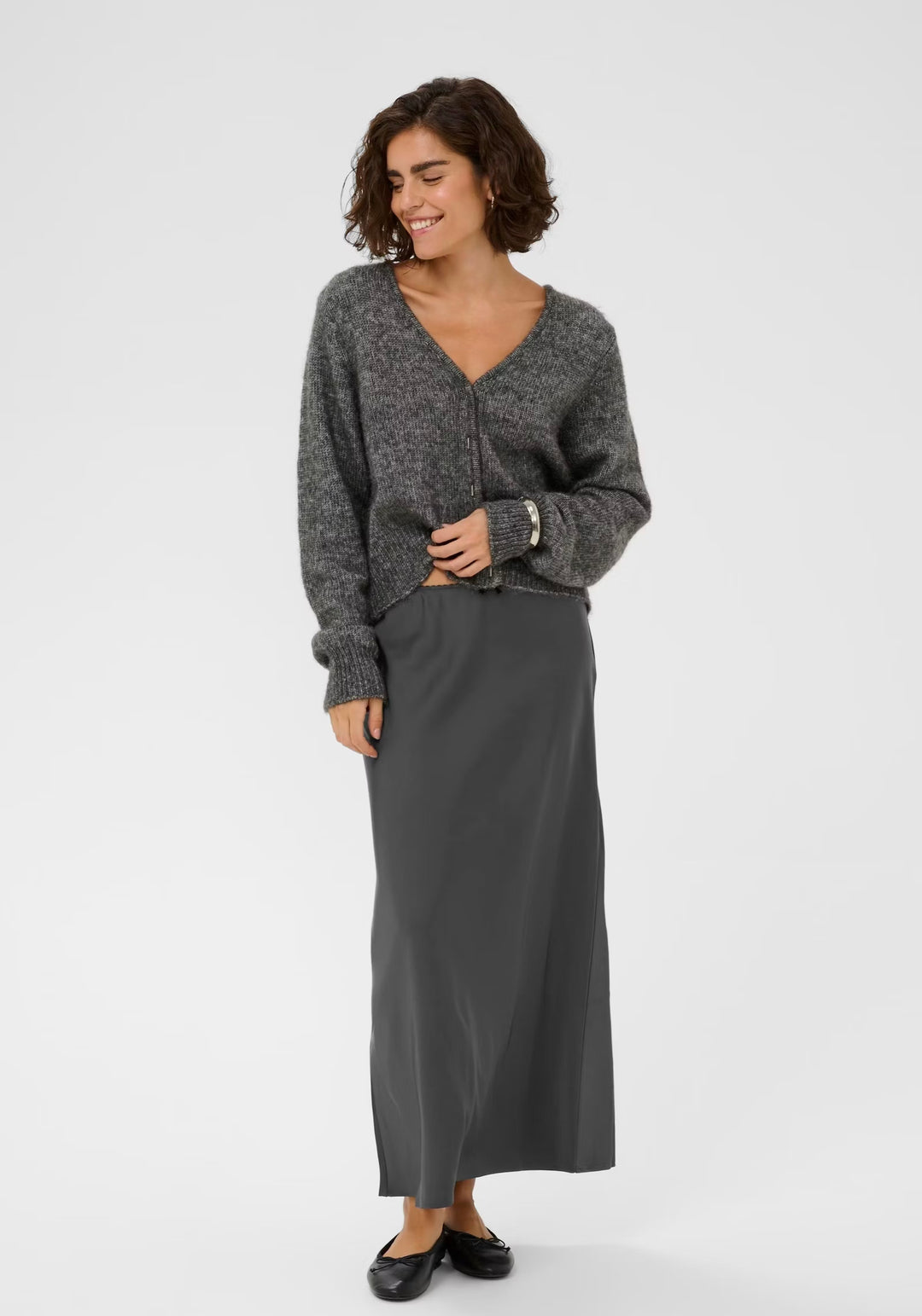 Kaffe KAhill Skirt Black Oyster