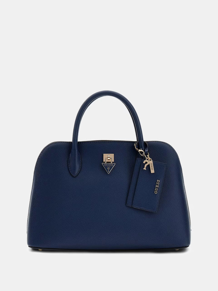 Guess Patsie Navy Satchel