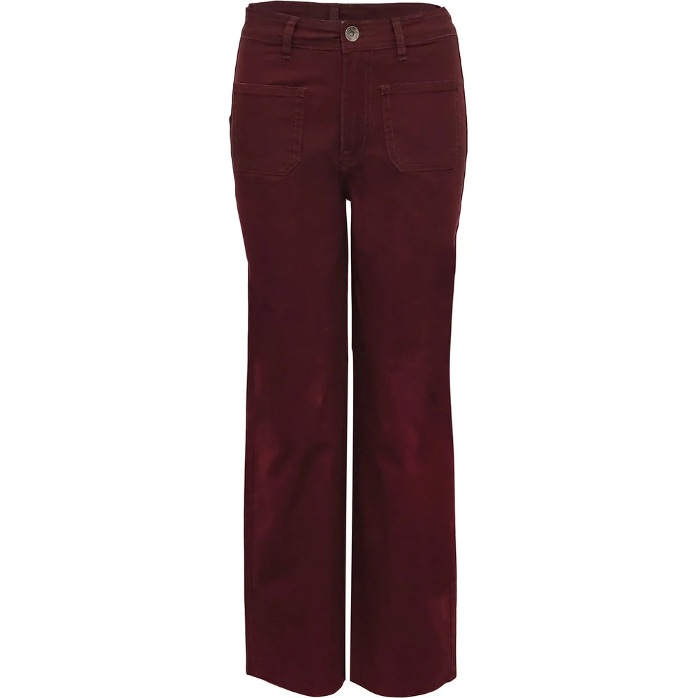 Costa Mani Hepburn Wine Pants