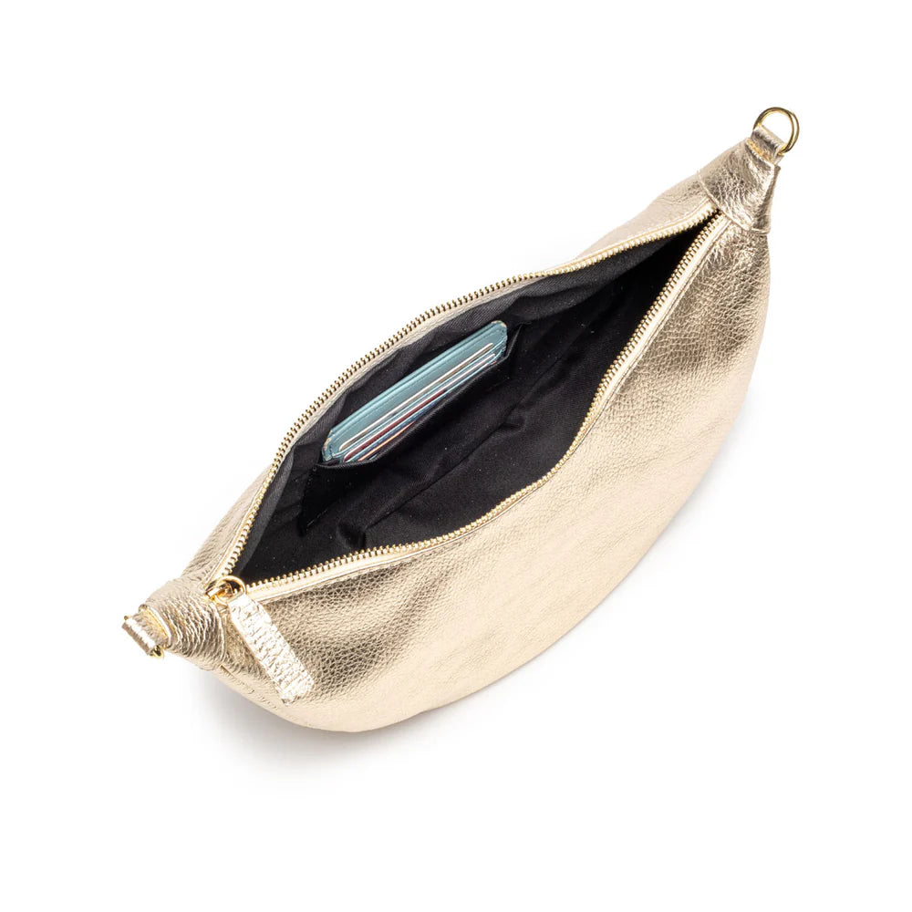 Elie Beaumont Gold Hobo Bag
