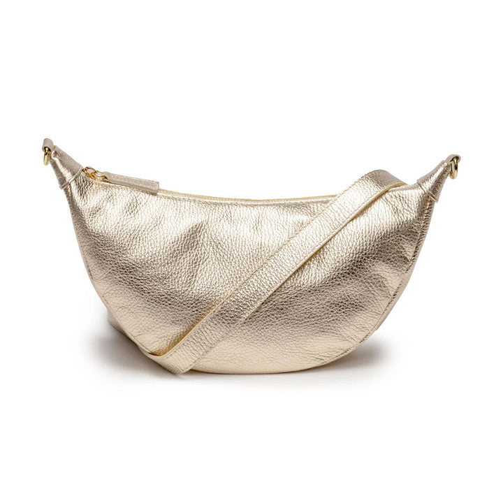 Elie Beaumont Gold Hobo Bag