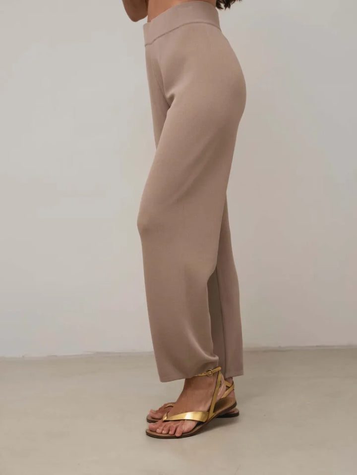 Scorzzo Double Knit Pant Sand